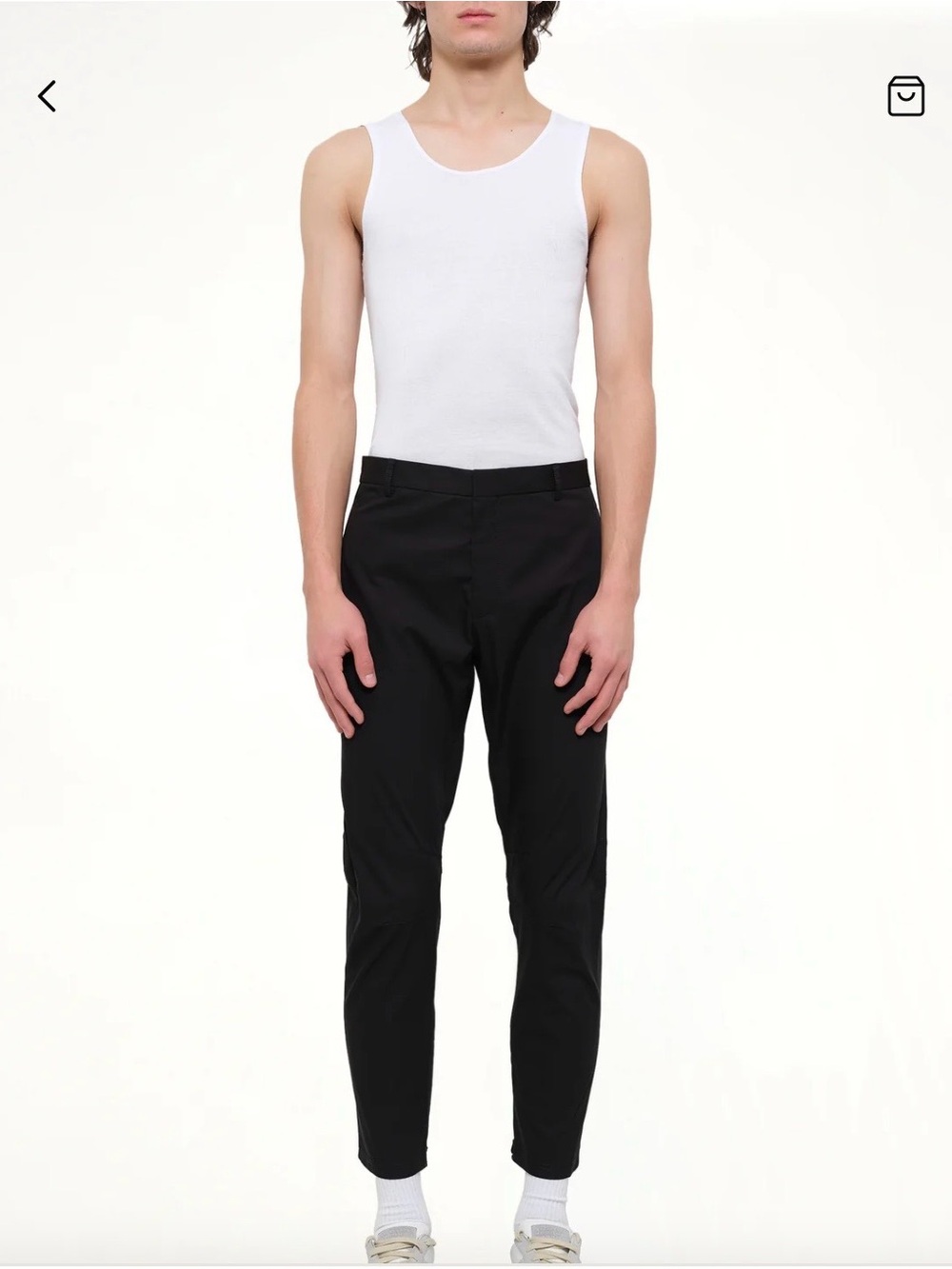 Lanvin Black Slim Chinos